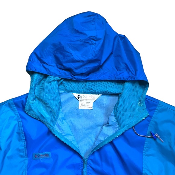 Vintage Columbia Purple and Blue Festival Windbreaker Jacket Size Medium - Picture 2 of 5